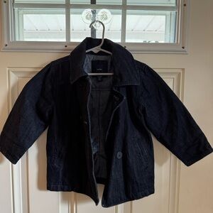Toddler Girl Gap Denim Dress Coat